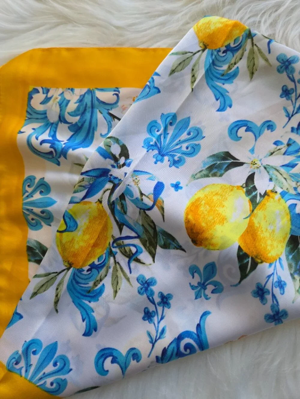 Lemon Square Scarf